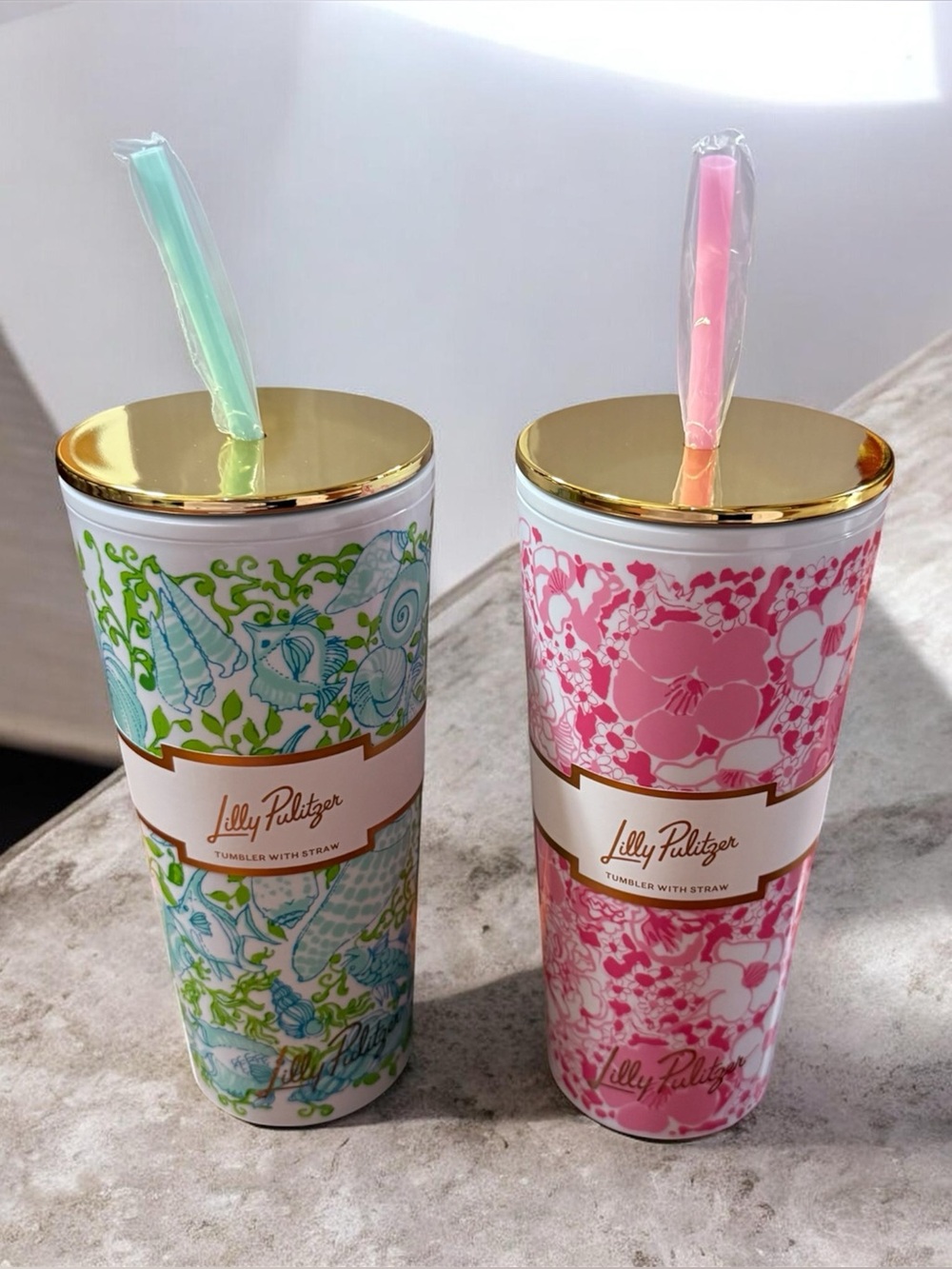Lilly Pulitzer Floral Tumbler - Choose 1